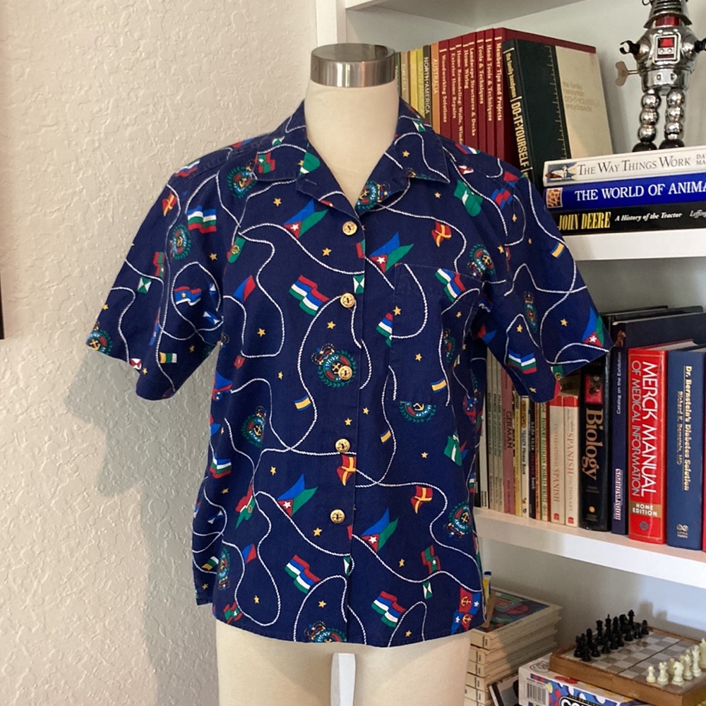 80s nautical shirt